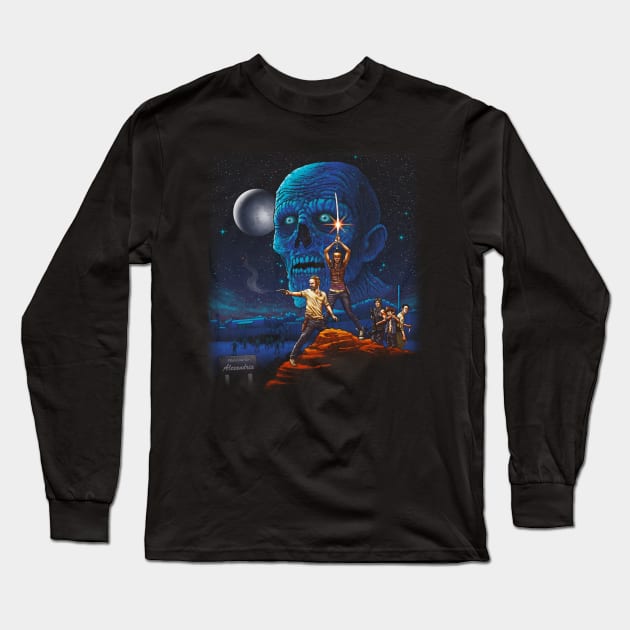 Dead Wars Long Sleeve T-Shirt by evolvingeye